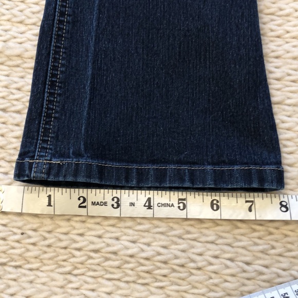 WHBM | Blanc Boot Leg Jeans, Medium/Dark Wash - Picture 7 of 8